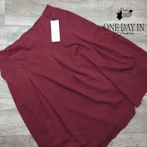 Tanming Wool Layered Midi Skirt Size XL